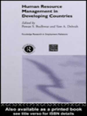 cover image of Human Resource Management in Developing Countries